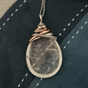 Brighton Neptunes Rings Pyramid Cabochon Convertible Necklace